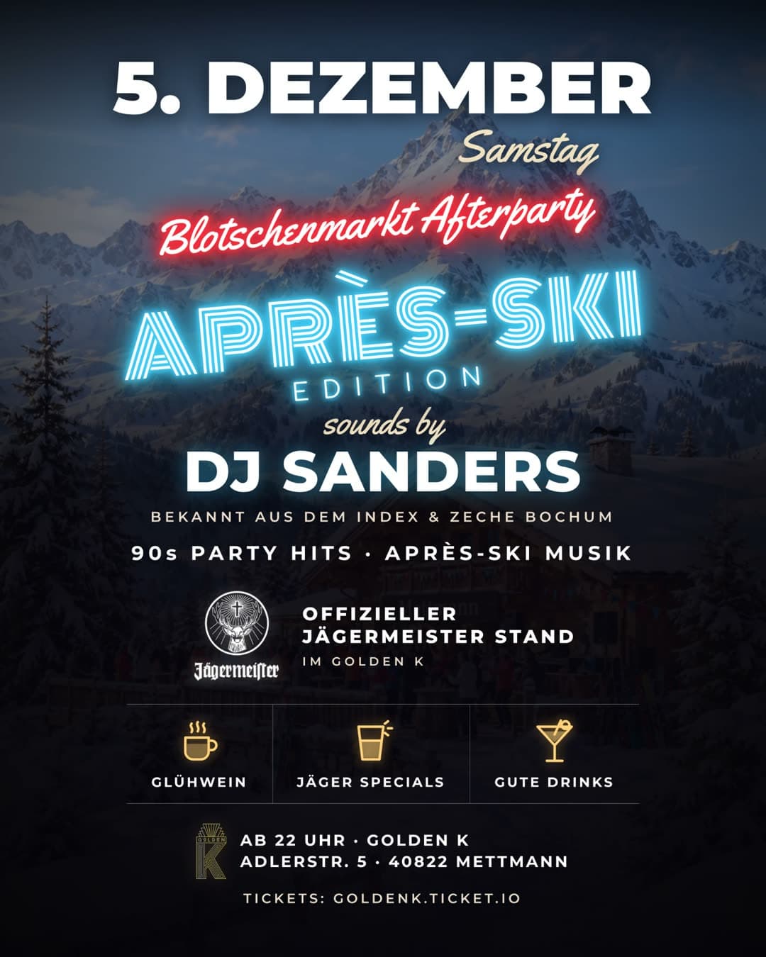 Artwork: Blotschenmarkt Afterparty · Après-Ski