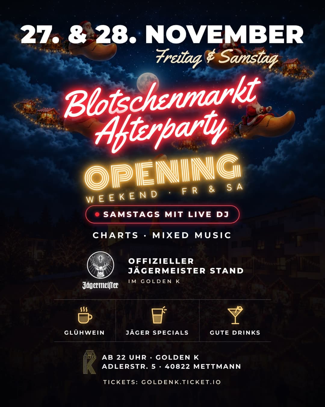 Artwork: Blotschenmarkt Afterparty · Opening